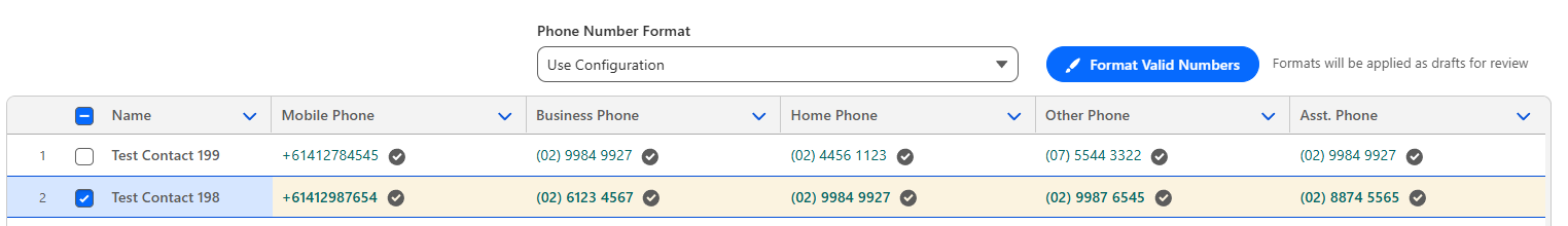 Formatted Records After Save