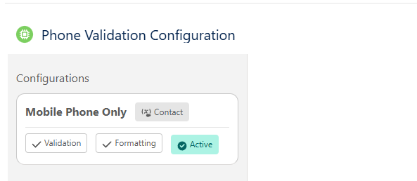 Mobile Only Configuration